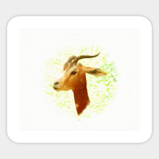 Dama gazelle Sticker